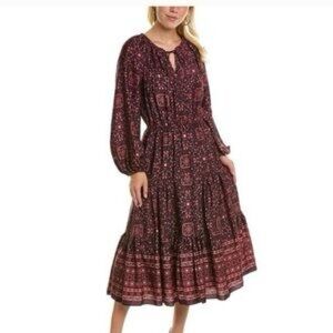 Kobi Halperin Madi Paisley Midi Dress